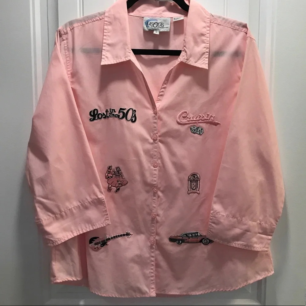 LasOlas. 3/4 length sleeves.‎ Large. Retro.